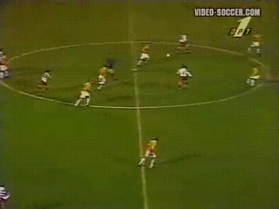Цымбаларь забивает гол Алании в золотом матче 1996