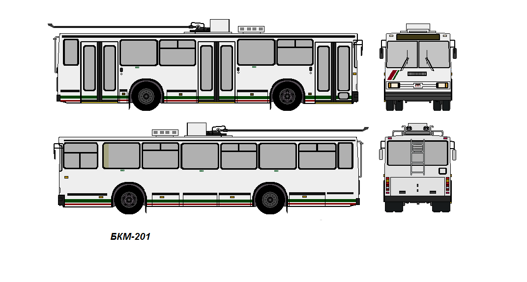 Троллейбус бкм 321 схема