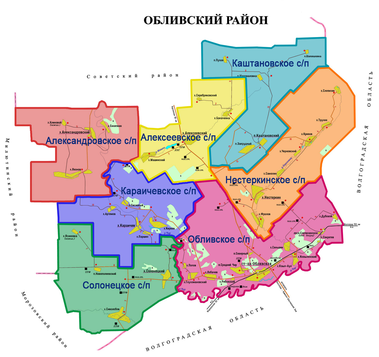 Ростов на Дону районы города на карте границы