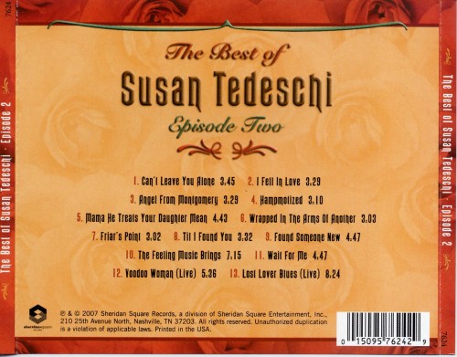Susan Tedeschi - The Best of Susan Tedeschi - Episode Two (2007) b.jpg.
