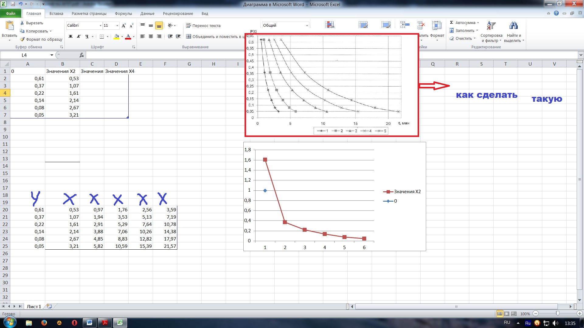 Как сохранить диаграмму excel в рисунок